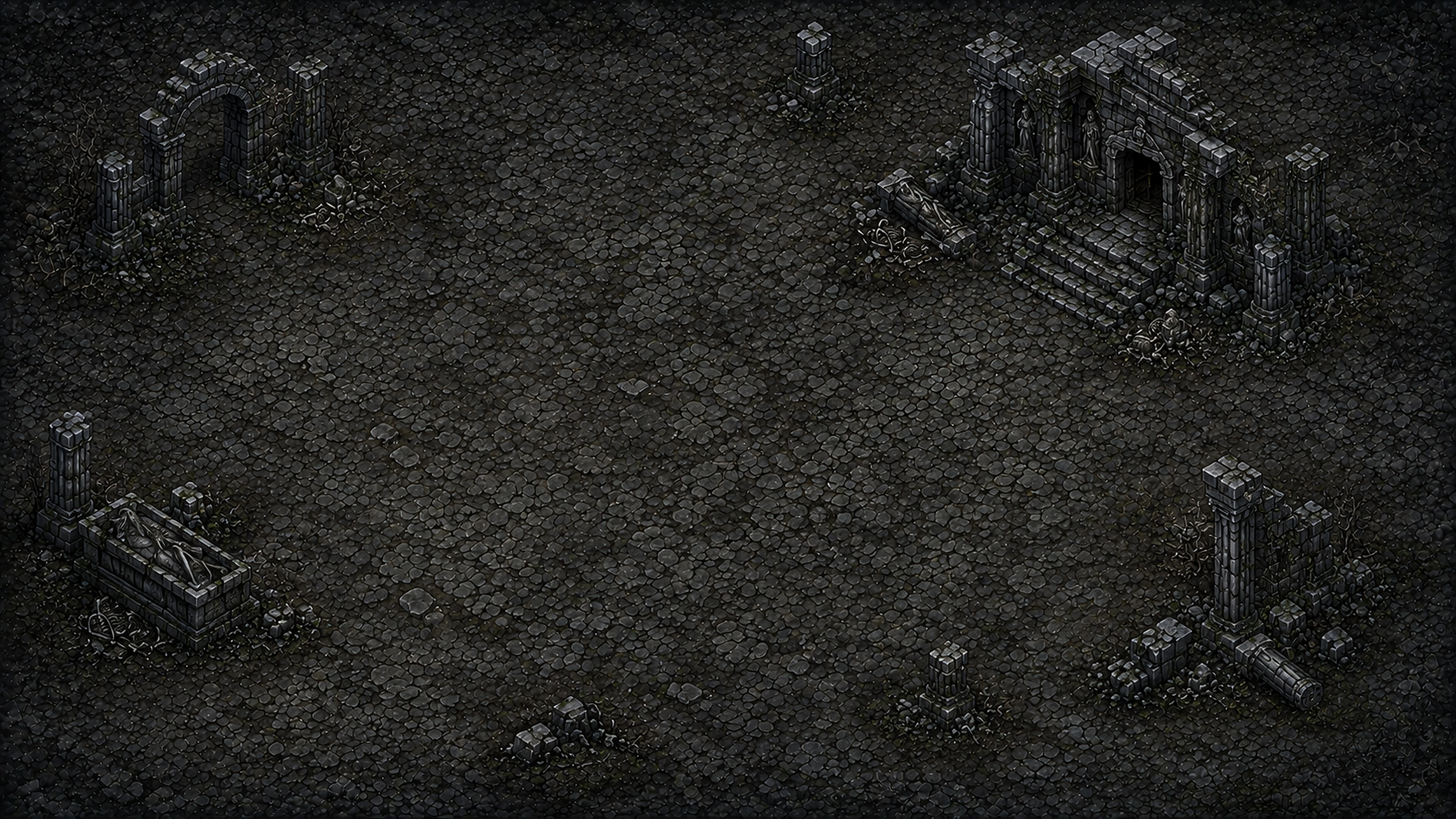Moonlit Hunt Ruins map